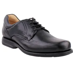 Anatomic Gel Shoes | Mens Wide Fitting<Men's Wide Fit Laced Shoes - Campos - Black
