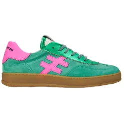 Another Trend Trainers<Ladies Trainers - A03211 - Green/Pink