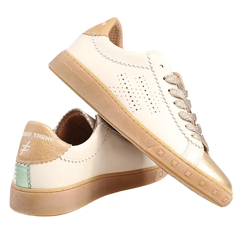 Another Trend Trainers<Ladies Trainers - A039 M5 - Beige/Gold