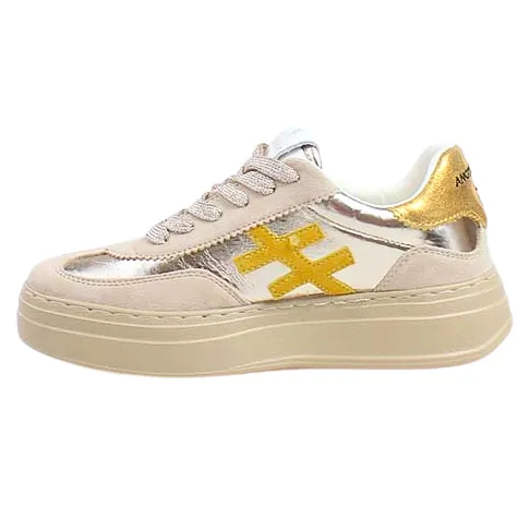 Another Trend Trainers<Platform Trainers - A035 78 - Gold/Beige