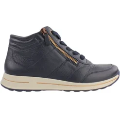 Ara Boots<Ladies Hi Top Trainers - 24808-17 - Navy