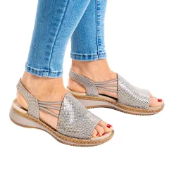Ara Ladies Larger Sizes | Ladies Wide Fitting<Ladies Sandals - 29005-13 - Cashmere