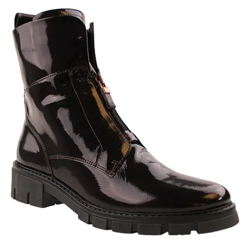 Ara Ladies Larger Sizes | Boots<Ladies Ankle Boots - 23130-65 - Burgundy
