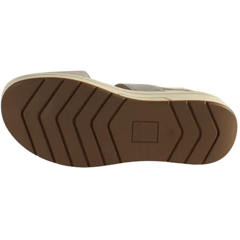 Ara Ladies Larger Sizes | Sandals<Ladies Back Strap Sandals - 20204-05 - Beige/Silver