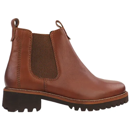 Ara Ladies Larger Sizes | Boots<Ladies Chelsea Boots - 31227 - Tan