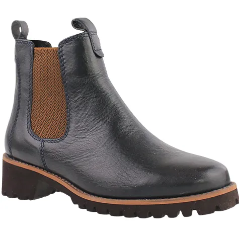 Ara Ladies Larger Sizes | Boots<Ladies Chelsea Boots - 31227 - Navy
