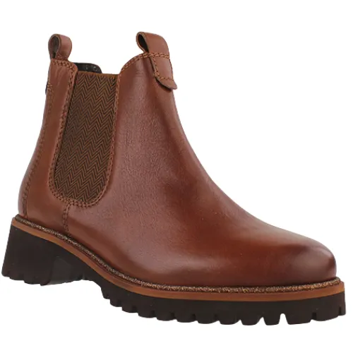 Ara Ladies Larger Sizes | Boots<Ladies Chelsea Boots - 31227 - Tan