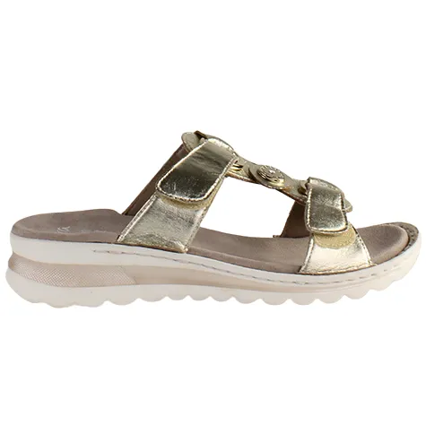 Ara Sandals<Ladies Leather Mules - 47208-11 - Gold