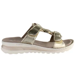 Ara Sandals<Ladies Leather Mules - 47208-11 - Gold