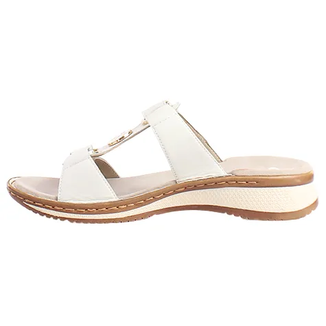 Ara Sandals<Ladies Leather Mules - 29003-97 - Cream