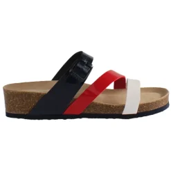 Ara Ladies Larger Sizes | Sandals<Ladies Mules - 17212-02 - White/Red/Navy