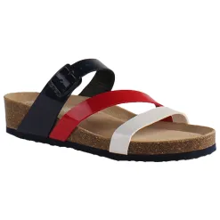 Ara Ladies Larger Sizes | Sandals<Ladies Mules - 17212-02 - White/Red/Navy