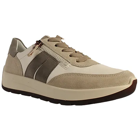 Ara Ladies Larger Sizes | Trainers<Ladies Trainers - 25102-05 - Cream