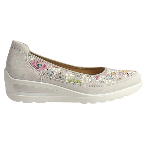 Ara Ladies Larger Sizes<Ladies Wedge Pumps - 50664-06 - Taupe Multi