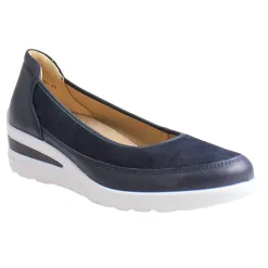 Ara Ladies Larger Sizes<Ladies Wedge Pumps - 50664-02 - Navy