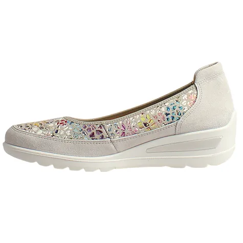 Ara Ladies Larger Sizes<Ladies Wedge Pumps - 50664-06 - Taupe Multi