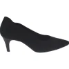 Ara Heels | Ladies Wide Fitting<Ladies Wide Fit Pumps - 1252206-01 - Black Suede
