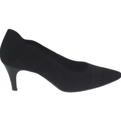 Ara Heels | Ladies Wide Fitting<Ladies Wide Fit Pumps - 1252206-01 - Black Suede