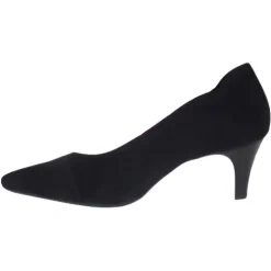 Ara Heels | Ladies Wide Fitting<Ladies Wide Fit Pumps - 1252206-01 - Black Suede