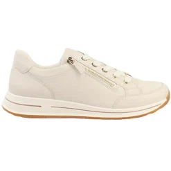 Ara Ladies Larger Sizes | Ladies Wide Fitting<Ladies Wide Fit Trainers - 24801-97 - Cream