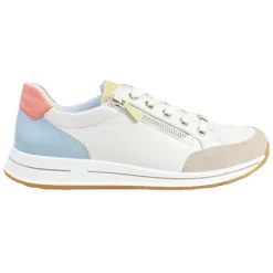 Ara Ladies Larger Sizes | Ladies Wide Fitting<Ladies Wide Fit Trainers - 54801-32 - White/Blue