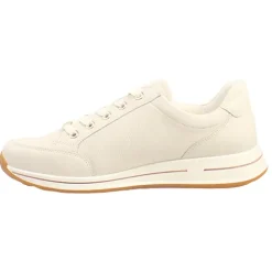 Ara Ladies Larger Sizes | Ladies Wide Fitting<Ladies Wide Fit Trainers - 24801-97 - Cream