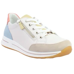 Ara Ladies Larger Sizes | Ladies Wide Fitting<Ladies Wide Fit Trainers - 54801-32 - White/Blue