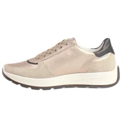 Ara Ladies Larger Sizes | Ladies Wide Fitting<Ladies Wide Fit Trainers - 25112-08 - Gold/Black