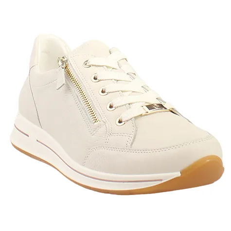 Ara Ladies Larger Sizes | Ladies Wide Fitting<Ladies Wide Fit Trainers - 24801-97 - Cream