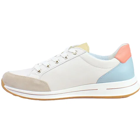 Ara Ladies Larger Sizes | Ladies Wide Fitting<Ladies Wide Fit Trainers - 54801-32 - White/Blue