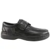 Ara Mens Larger Sizes | Mens Wide Fitting<Wide Fit Mens Velcro Shoes - 17101 - Black