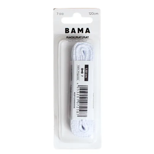 Imac Shoe Care<Bama Flat Laces - 120cm - White