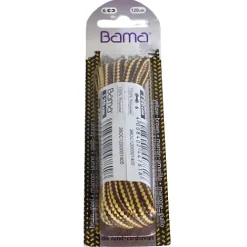 Bama Shoecare Shoe Care<Bama Round Cord Lace- 120cm-Brown/Yellow