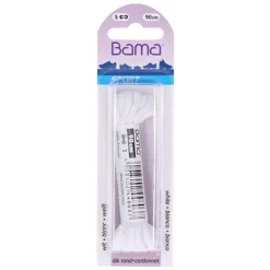 Bama Shoecare Shoe Care<Bama Round Lace - White- 90cm