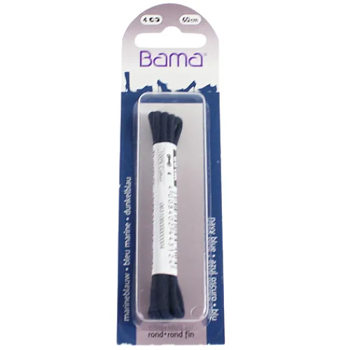 Bama Shoecare Shoe Care<Bama Round Lace- 60cm-Navy