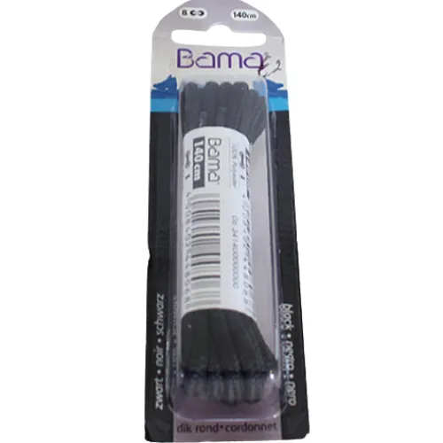 Bama Shoecare Shoe Care<Bama Sports Laces -140cm-Black