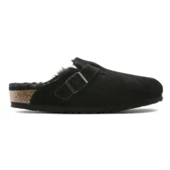 Birkenstock Sandals | Sandals<Clogs - Boston Fur - Black