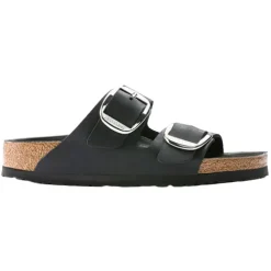 Birkenstock Sandals<Ladies Sandals - Arizona Big Buckle - Black