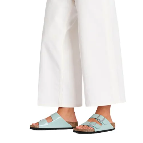 Birkenstock Sandals<Ladies Sandals - Arizona - Surf Green Patent
