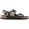 Birkenstock Sandals<Ladies Back Strap Patent Sandals - Milano Big Buckle - Black