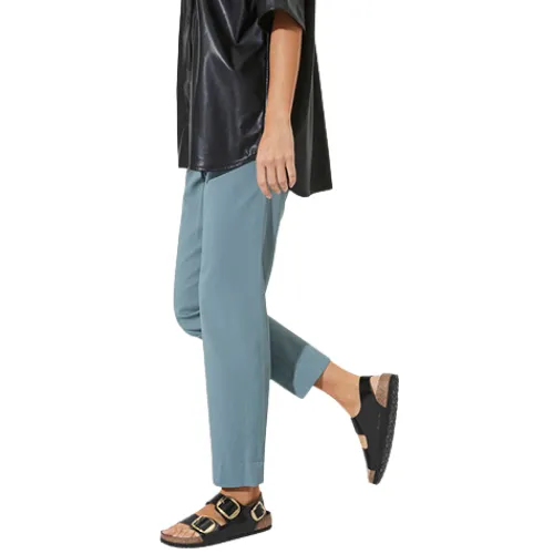 Birkenstock Sandals<Ladies Back Strap Patent Sandals - Milano Big Buckle - Black