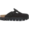 Birkenstock Sandals<Ladies Chunky Clogs - Boston - Black/Black