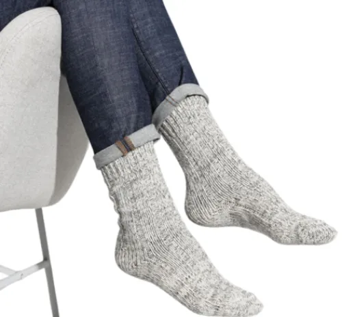 Birkenstock Socks<Ladies Cotton Twist Socks - Light Grey