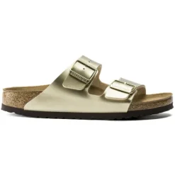 Birkenstock Sandals<Ladies Fit Sandals - Arizona BS - Gold