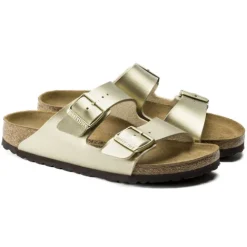 Birkenstock Sandals<Ladies Fit Sandals - Arizona BS - Gold
