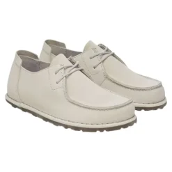 Birkenstock Shoes<Ladies Flat Shoes - UTTI - Antique White
