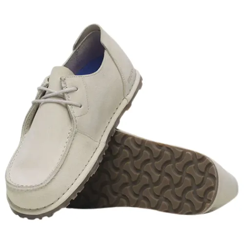 Birkenstock Shoes<Ladies Flat Shoes - UTTI - Antique White