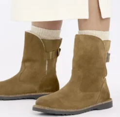 Birkenstock Boots<Ladies Mid Boot - Uppsala - Dark Tan