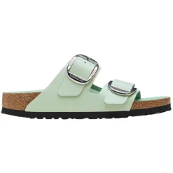 Birkenstock Sandals<Ladies Sandals - Arizona Big Buckle - Surf Green Patent