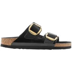Birkenstock Sandals<Ladies Sandals - Arizona Big Buckle - Black Patent